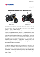 Suzuki GSX-8T GSX-8TT - press release 2025